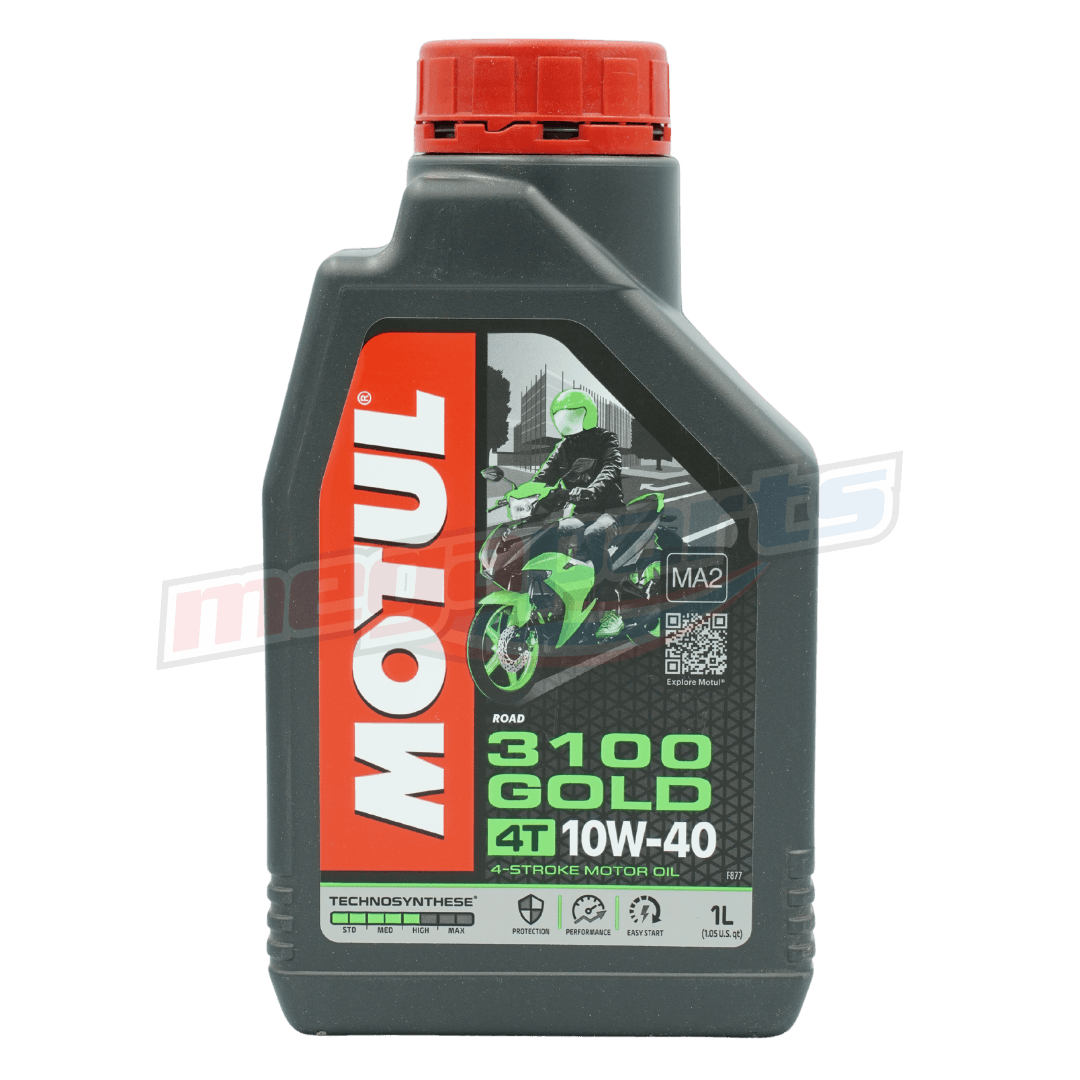 น้ำมันเครื่องรถเกียร์ 3100 GOLD 4T 10W-40 1L (MOTUL) (กึ่งสังเคราะห์)