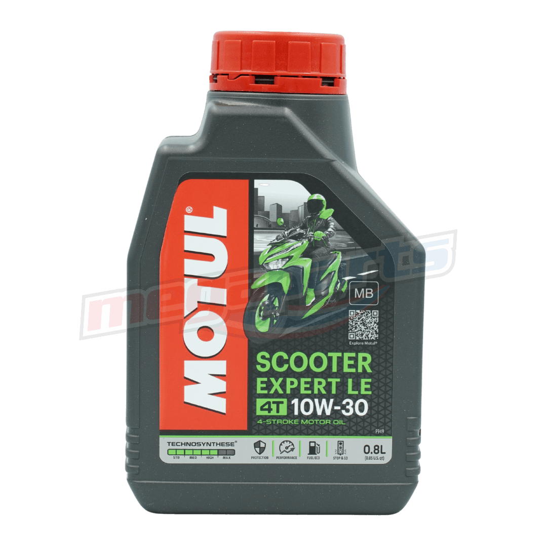 น้ำมันเครื่องรถออโต้ SCOOTER EXPERT LE 4T 10W-30 0.8L (MOTUL) (กึ่งสังเคราะห์)