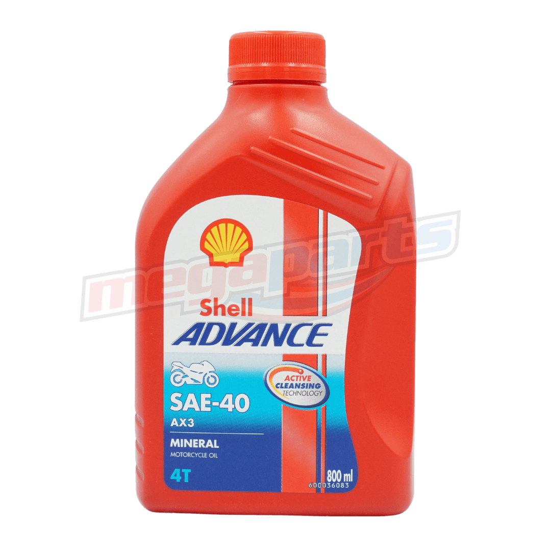 น้ำมันเครื่องรถเกียร์ AX3 4T SAE-40 0.8L (SHELL ADVANCE)